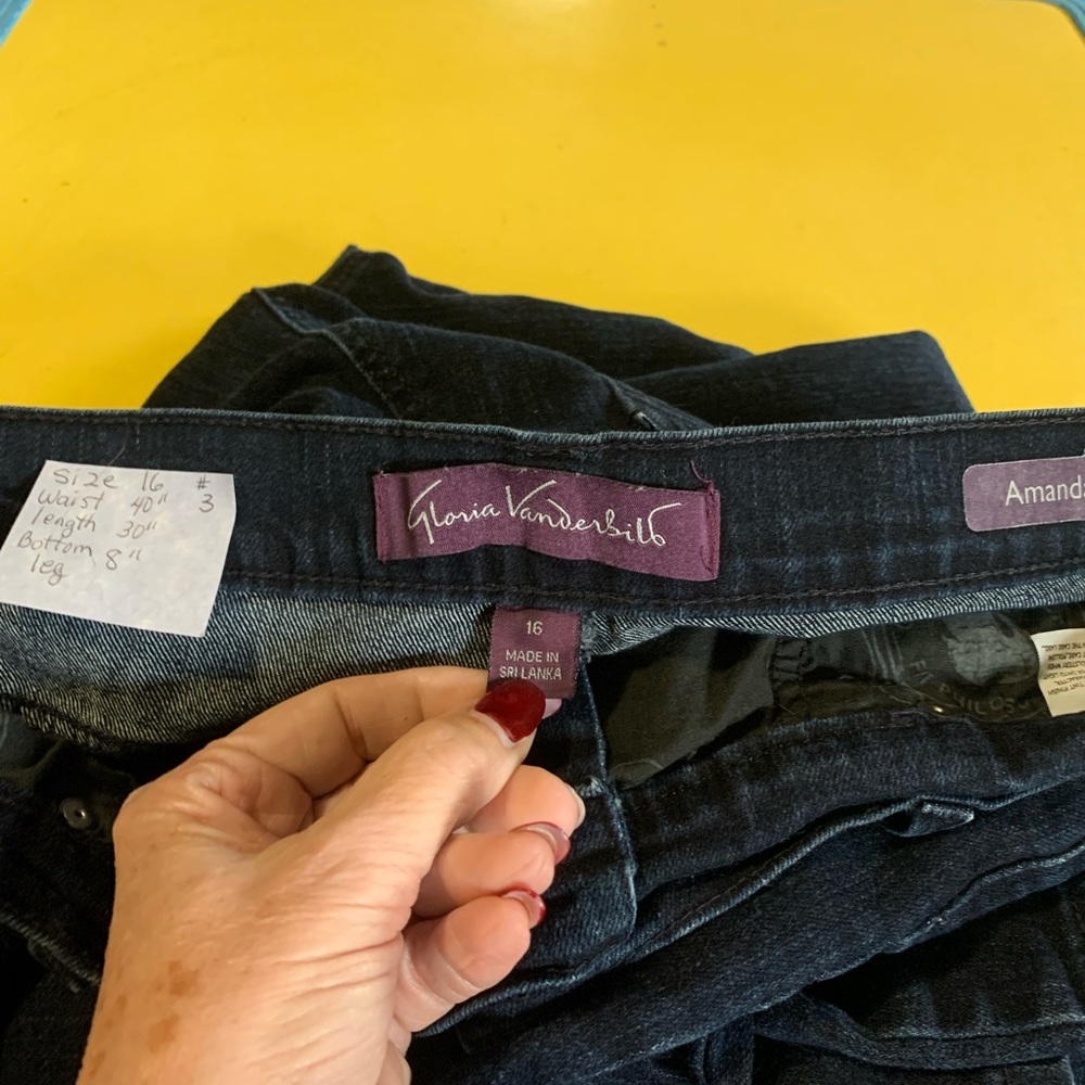 Gloria Vanderbilt Womens Amanda Jeans